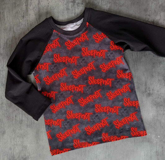 Premade 5-6yrs Sleepnot Long Sleeve Reglan T-shirt