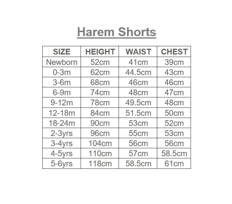 Premade 5-6yrs - Pirate Ships Harem Shorts