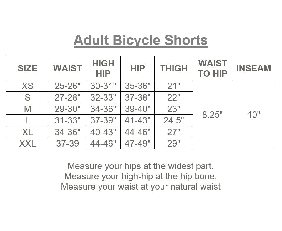 Adults Bicycle Shorts - Sale