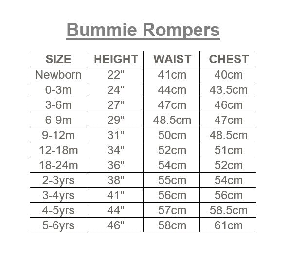 Bummie Rompers - Sale