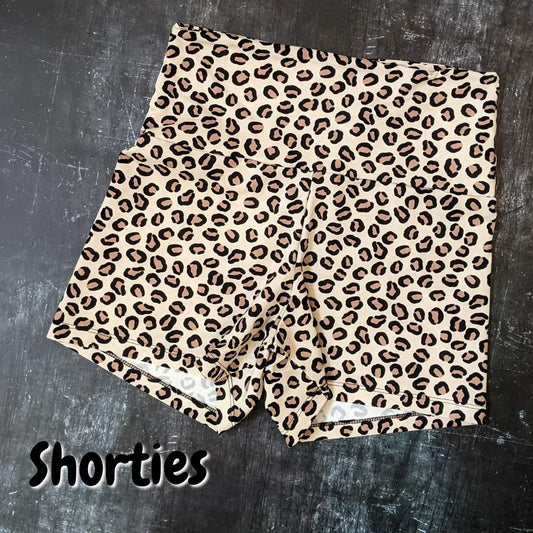 Premade XXL - Leopard Print Adult Shortie shorts